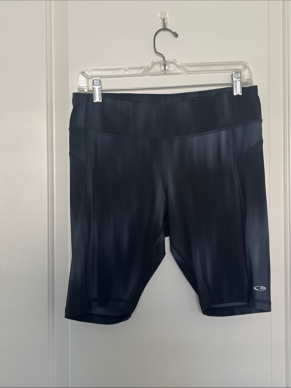 Champion Black Women's Bike Shorts with Subtle Logo size L